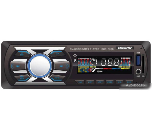 USB-магнитола Digma DCR-300B