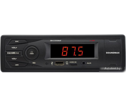 USB-магнитола Soundmax SM-CCR3064F USB-магнитола Soundmax SM-CCR3064F