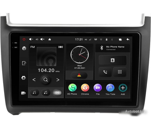 USB-магнитола Incar TMX2-8602-3 (для VW Polo 10-20) USB-магнитола Incar TMX2-8602-3 (для VW Polo 10-20)