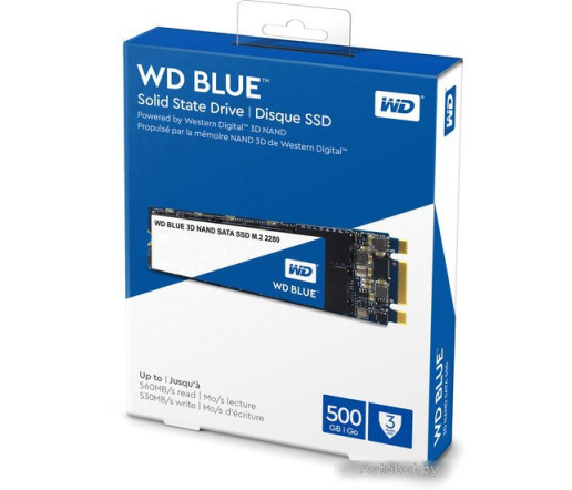 SSD WD Blue 3D NAND 500GB WDS500G2B0B SSD WD Blue 3D NAND 500GB WDS500G2B0B