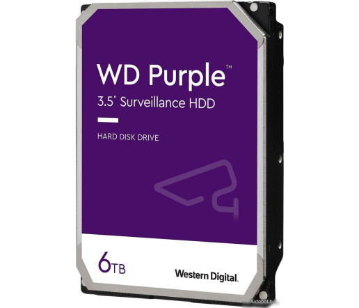 Жесткий диск WD Purple Surveillance 6TB WD63PURU