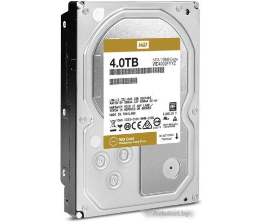 Жесткий диск WD WD Gold 4TB [WD4002FYYZ]