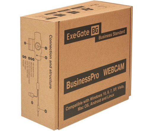 Веб-камера ExeGate BusinessPro C922 2K