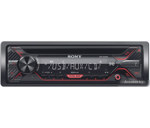 CD/MP3-магнитола Sony CDX-G1200U CD/MP3-магнитола Sony CDX-G1200U