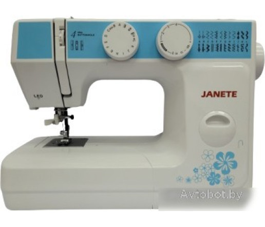 Электромеханическая швейная машина Janete 989 (голубой)