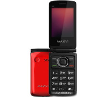 Кнопочный телефон Maxvi E7 (красный)