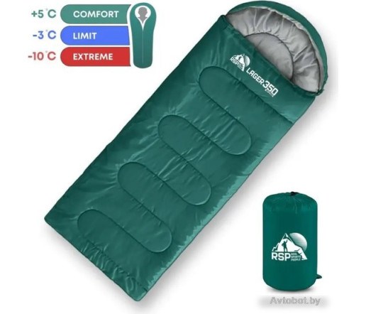 Спальный мешок RSP Outdoor Lager 350 L (220x75см, молния слева)