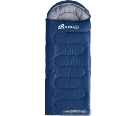Спальный мешок RSP Outdoor Sleep 450 L RipStop 2024 (синий, 220x75см, молния слева)