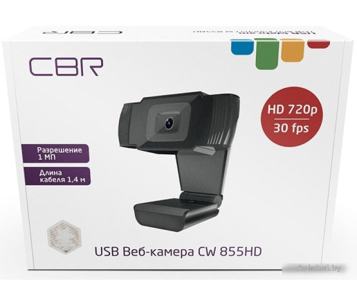 Веб-камера CBR CW 855HD (чёрный)