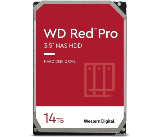 Жесткий диск WD Red Pro 14TB WD142KFGX Жесткий диск WD Red Pro 14TB WD142KFGX