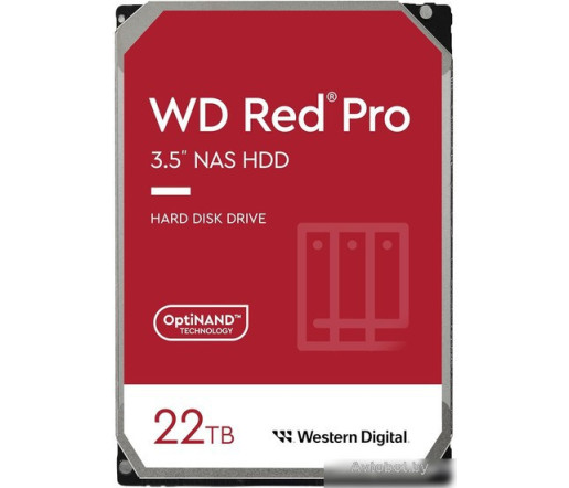 Жесткий диск WD Red Pro 22TB WD221KFGX Жесткий диск WD Red Pro 22TB WD221KFGX
