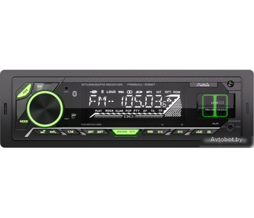 USB-магнитола Aura Fireball-306BT