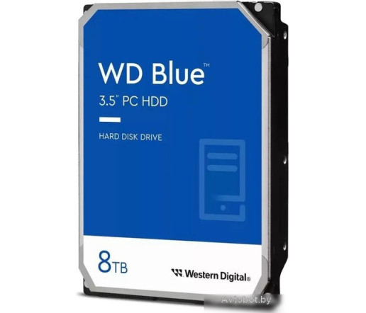 Жесткий диск WD Blue 8TB WD80EAAZ