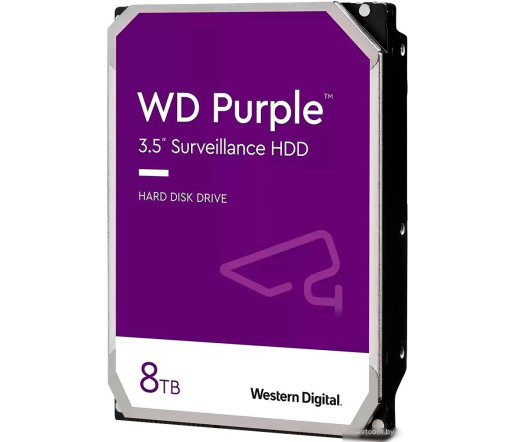 Жесткий диск WD Purple Surveillance 8TB WD85PURZ Жесткий диск WD Purple Surveillance 8TB WD85PURZ
