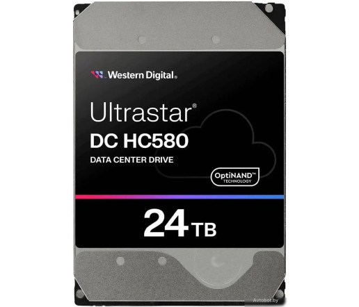 Жесткий диск WD Ultrastar DC HC580 24TB WUH722424ALE6L4 Жесткий диск WD Ultrastar DC HC580 24TB WUH722424ALE6L4