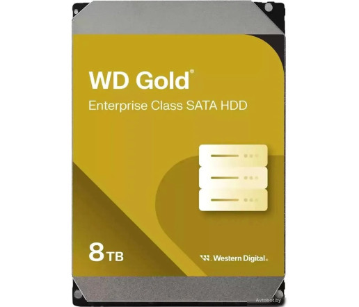 Жесткий диск WD Gold 8TB WD8005FRYZ Жесткий диск WD Gold 8TB WD8005FRYZ
