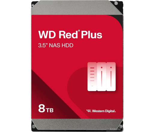 Жесткий диск WD Red Plus 8TB WD80EFPX Жесткий диск WD Red Plus 8TB WD80EFPX