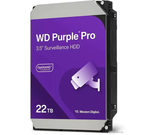 Жесткий диск WD Purple Pro 22TB WD221PURP Жесткий диск WD Purple Pro 22TB WD221PURP