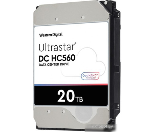 Жесткий диск WD Ultrastar DC HC560 20TB WUH722020BL5204 Жесткий диск WD Ultrastar DC HC560 20TB WUH722020BL5204