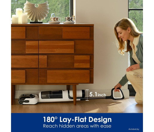 Вертикальный моющий пылесос Tineco Floor One Stretch S6 Вертикальный моющий пылесос Tineco Floor One Stretch S6
