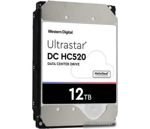 Жесткий диск WD Ultrastar DC HC520 512e ISE 12TB HUH721212ALE600 Жесткий диск WD Ultrastar DC HC520 512e ISE 12TB HUH721212ALE600
