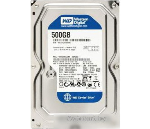 Жесткий диск WD Blue 500GB [WD5000AZLX]