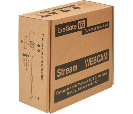 Веб-камера для стриминга ExeGate Stream C925 Wide FullHD T-Tripod Веб-камера для стриминга ExeGate Stream C925 Wide FullHD T-Tripod
