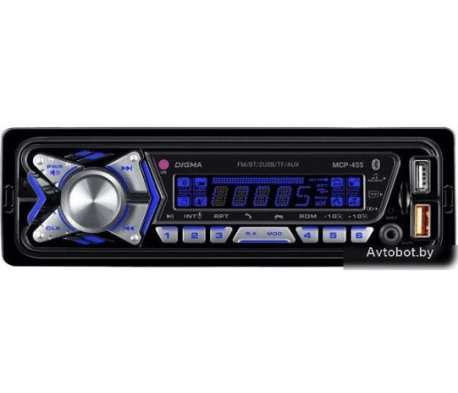 USB-магнитола Digma MCP-455