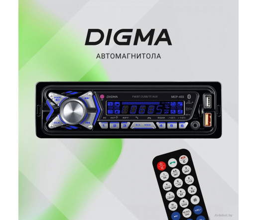USB-магнитола Digma MCP-455