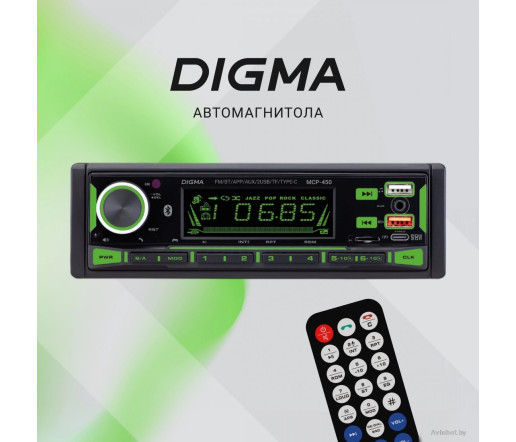 USB-магнитола Digma MCP-450 USB-магнитола Digma MCP-450
