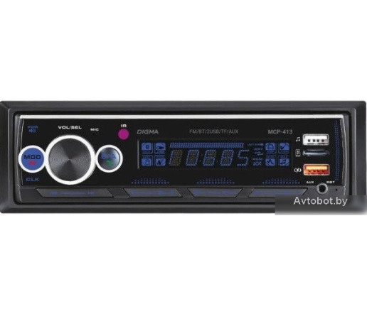 USB-магнитола Digma MCP-413