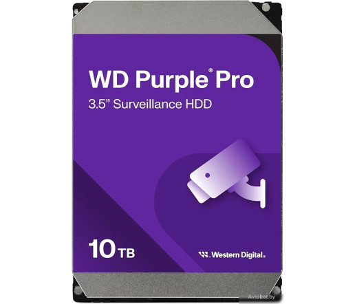 Жесткий диск WD Purple Pro 10TB WD102PURP Жесткий диск WD Purple Pro 10TB WD102PURP