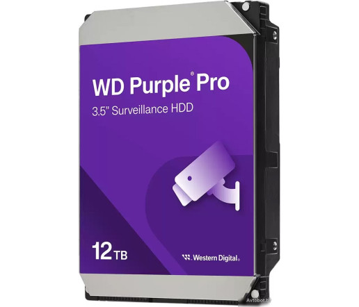 Жесткий диск WD Purple Pro 12TB WD122PURP Жесткий диск WD Purple Pro 12TB WD122PURP