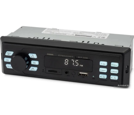 USB-магнитола Digma MCP-225W