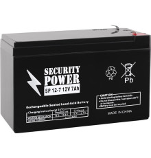Аккумулятор для ИБП Security Power SP 12-7 F1 (12В/7 А·ч)