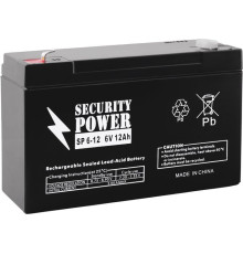 Аккумулятор для ИБП Security Power SP 6-12 F1 (6В/12 А·ч)