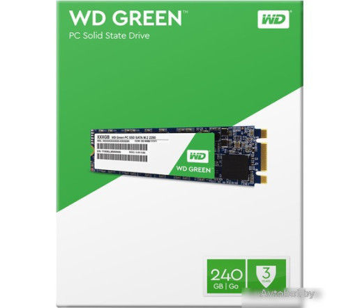 SSD WD Green M.2 2280 240GB [WDS240G1G0B]