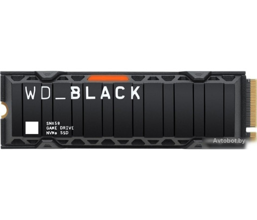 SSD WD Black SN850 NVMe Heatsink 1TB WDS100T1XHE