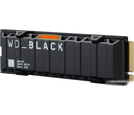 SSD WD Black SN850 NVMe Heatsink 1TB WDS100T1XHE