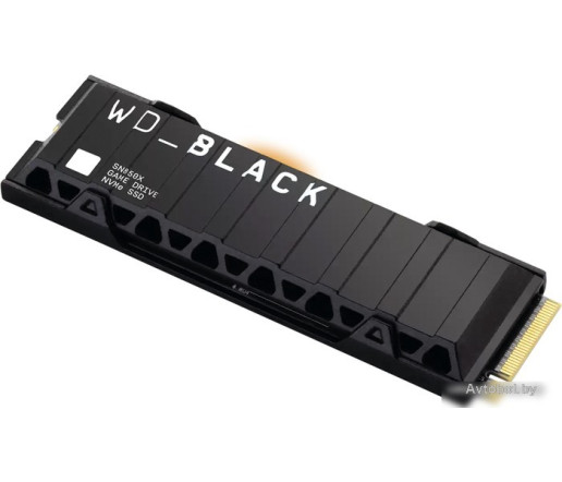 SSD WD Black SN850X NVMe Heatsink 1TB WDS100T2XHE