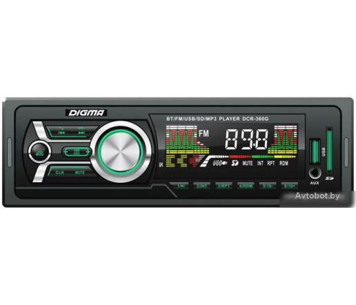 USB-магнитола Digma DCR-360G