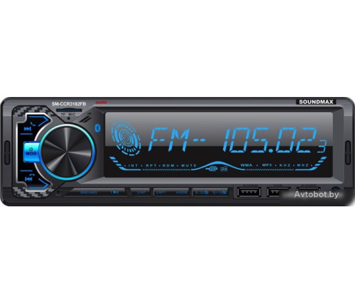 USB-магнитола Soundmax SM-CCR3182FB
