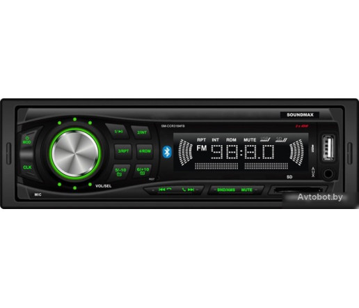 USB-магнитола Soundmax SM-CCR3184FB (24 В) USB-магнитола Soundmax SM-CCR3184FB (24 В)
