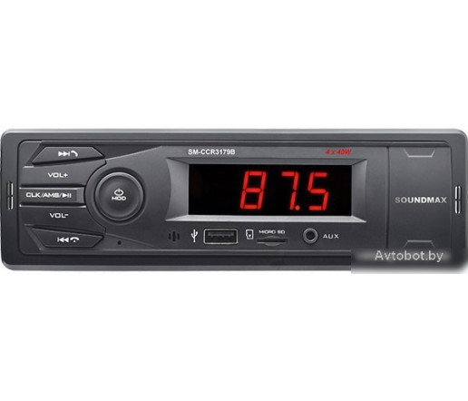 USB-магнитола Soundmax SM-CCR3179B