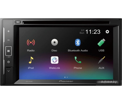 СD/DVD-магнитола Pioneer AVH-A240BT СD/DVD-магнитола Pioneer AVH-A240BT