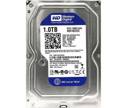 Жесткий диск WD Caviar Blue 1TB (WD10EZEX)