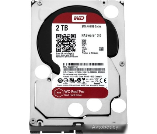 Жесткий диск WD Red Pro 2TB [WD2002FFSX]