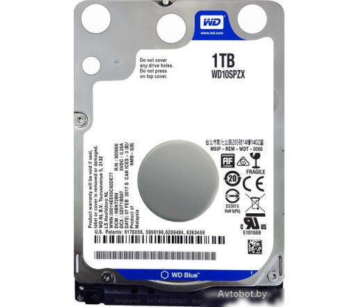 Жесткий диск WD Blue 1TB [WD10SPZX]