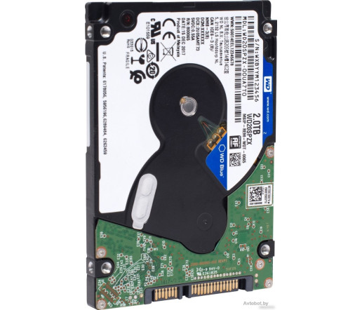 Жесткий диск WD Blue Mobile 2TB WD20SPZX Жесткий диск WD Blue Mobile 2TB WD20SPZX