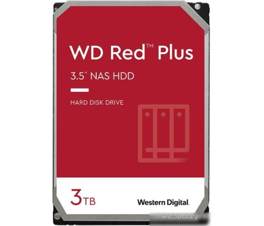Жесткий диск WD Red Plus 3TB WD30EFZX Жесткий диск WD Red Plus 3TB WD30EFZX
